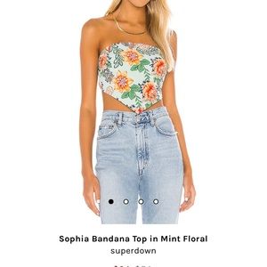 Superdown bandana top